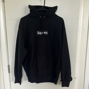 Supreme Black Box Logo Hoodie